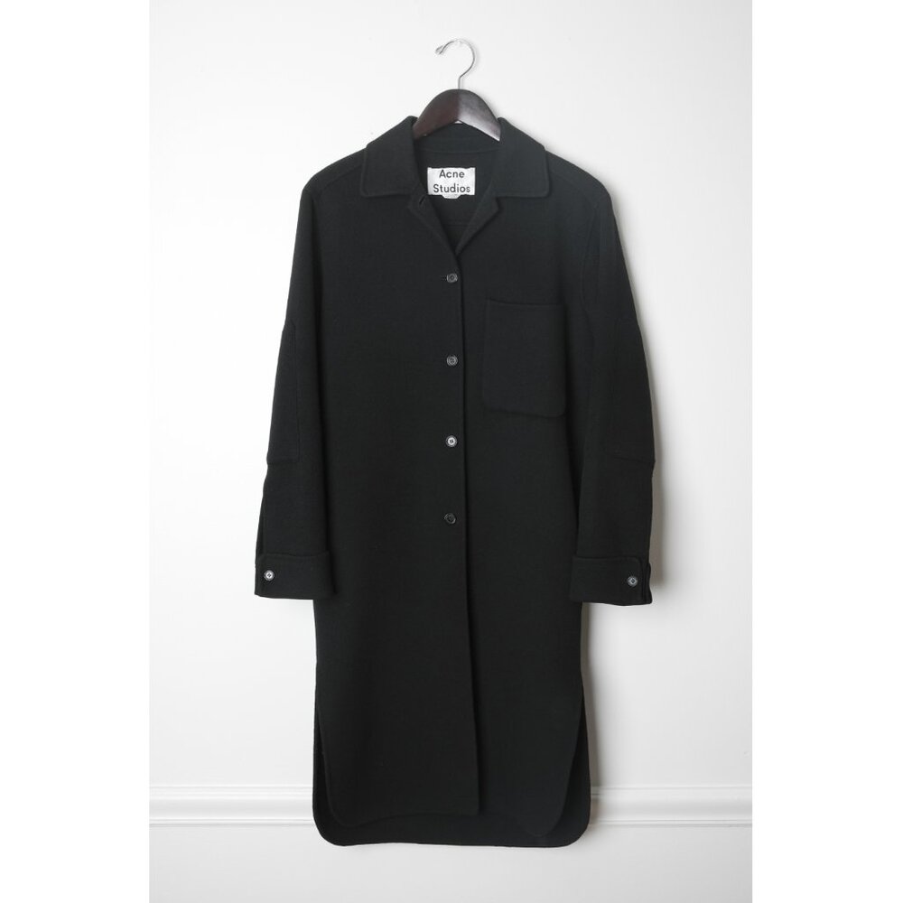 Acne Studios Berkeley Coat - Black Wool/Cashmere